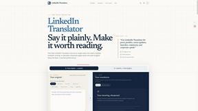 LinkedIn Translator - product for AI Assistants