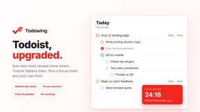 Todowing - product for Personal Development