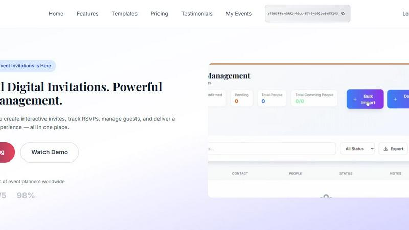 Sharfuna application interface and features