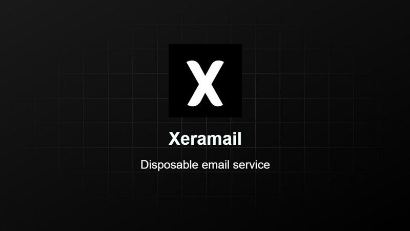 Xeramail Temp Mail application interface and features